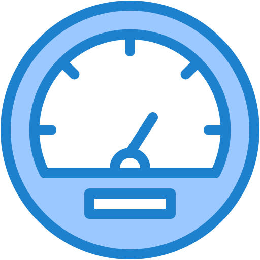 Speedometer Generic Blue icon