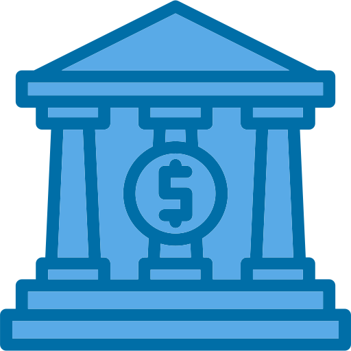 Bank Generic Blue icon