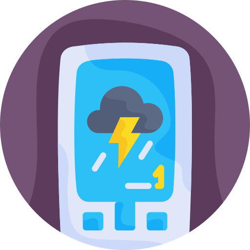 App del clima icono gratis