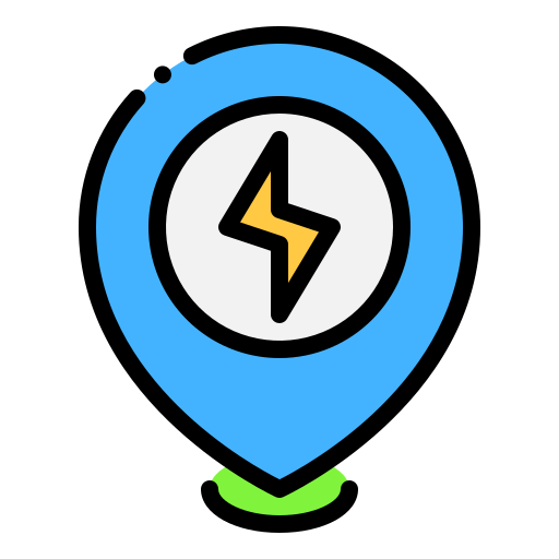 estación de energía icono gratis