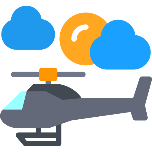 helicóptero icono gratis