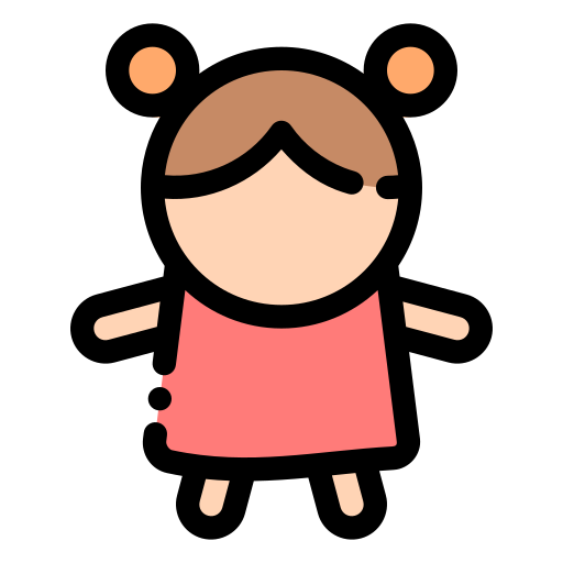 Doll Generic Outline Color icon