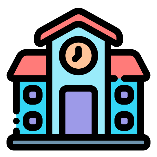 Kindergarten Generic Outline Color icon