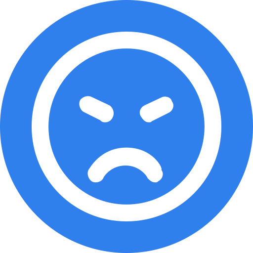 Angry Face free icon