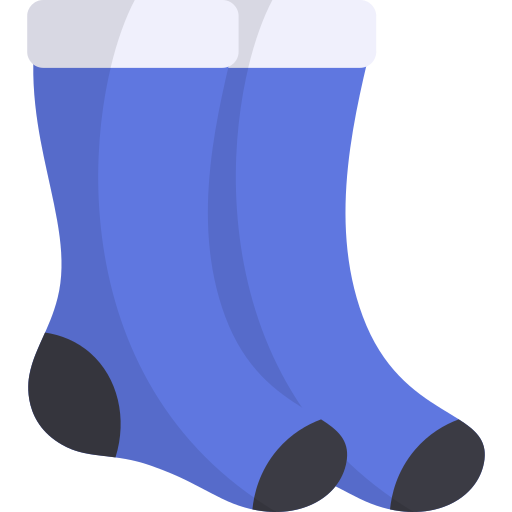 Football socks - free icon