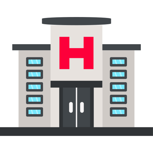 muestra del hospital icono gratis