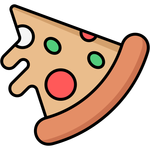 porción de pizza icono gratis