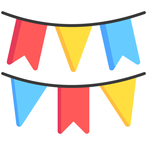 Banderines Cumpleaños Vectores, Iconos, Gráficos y Fondos para Descargar  Gratis