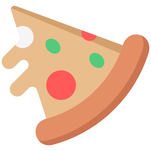 porción de pizza icono gratis