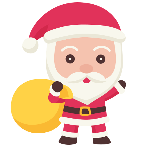 papá noel icono gratis