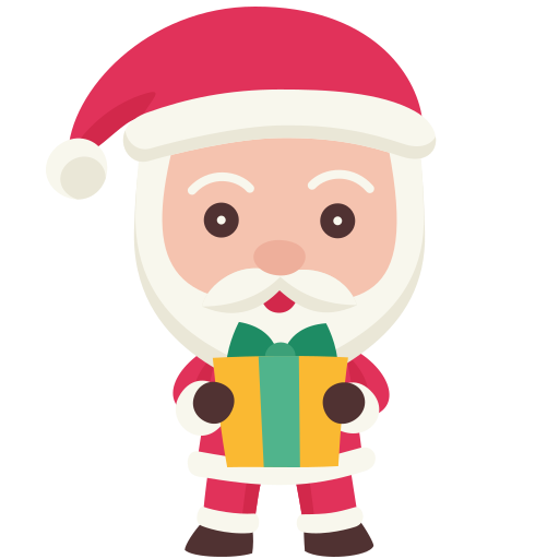 papá noel icono gratis