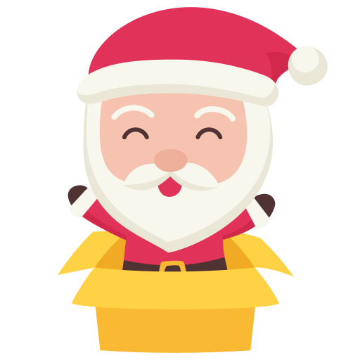 papá noel icono gratis