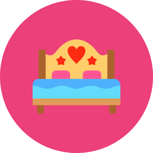 cama matrimonial icono gratis