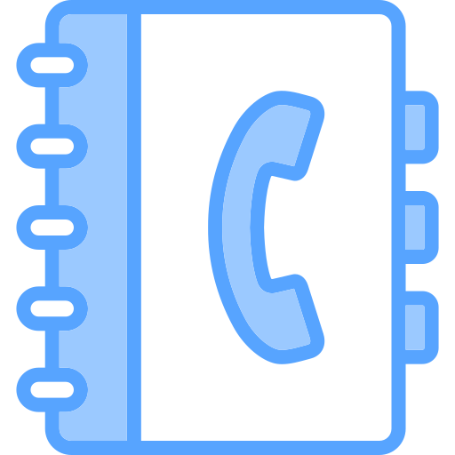 directorio telefónico icono gratis