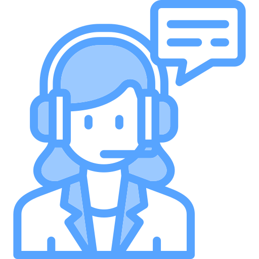 Customer service Generic Blue icon