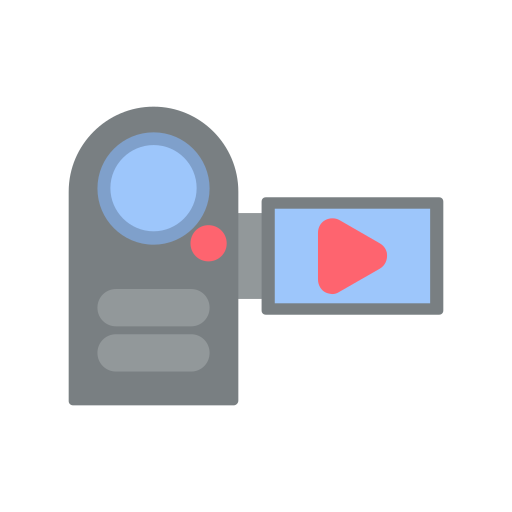 camara de video icono gratis