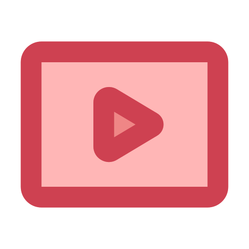 reproductor de video icono gratis