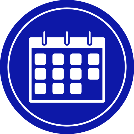 Calendar Generic Blue icon