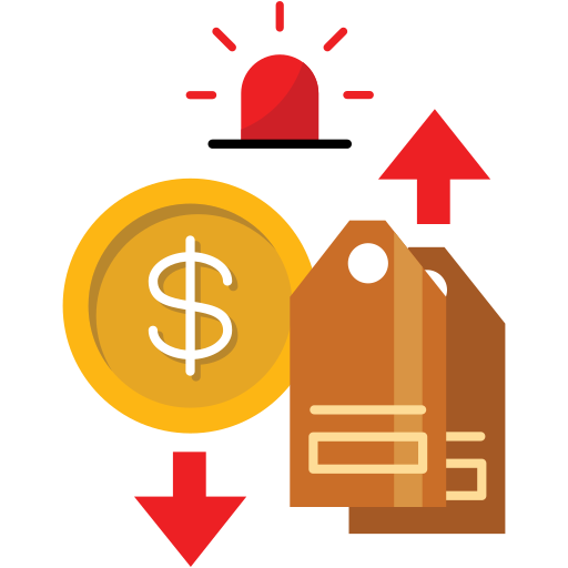 Инфляция бесплатно иконка Инфляция бесплатно иконка
