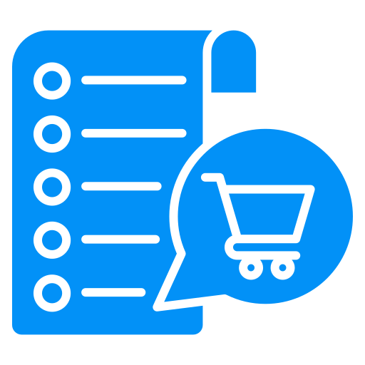 Shopping list free icon