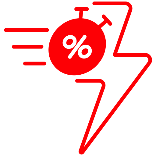 Flash sale free icon Flash sale free icon