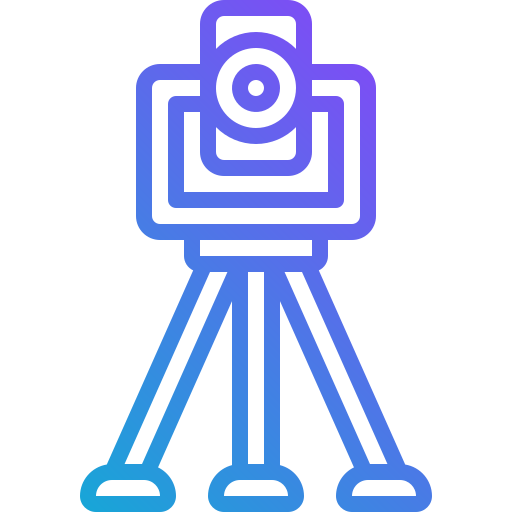 Theodolite Generic Gradient Icon