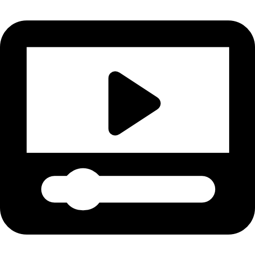 reproducción de video icono gratis