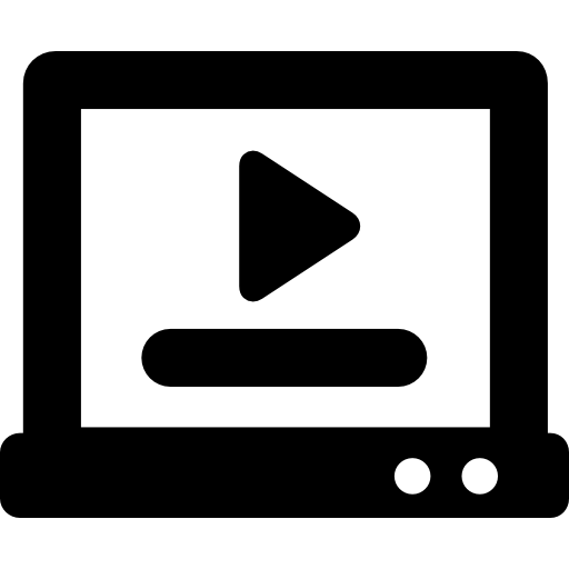 reproducción de video icono gratis