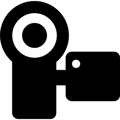 camara de video icono gratis