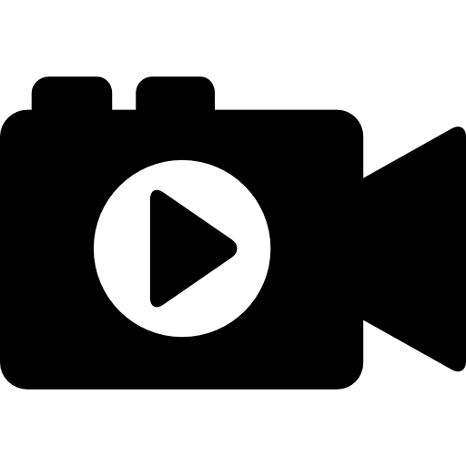 camara de video icono gratis