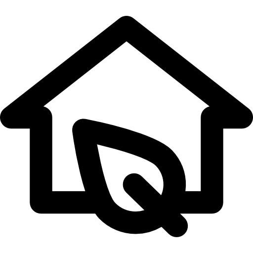 casa ecológica icono gratis