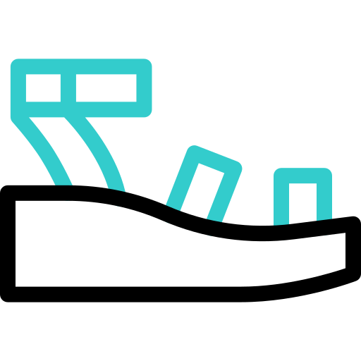 Сандалии на платформе бесплатно иконка Сандалии на платформе бесплатно иконка