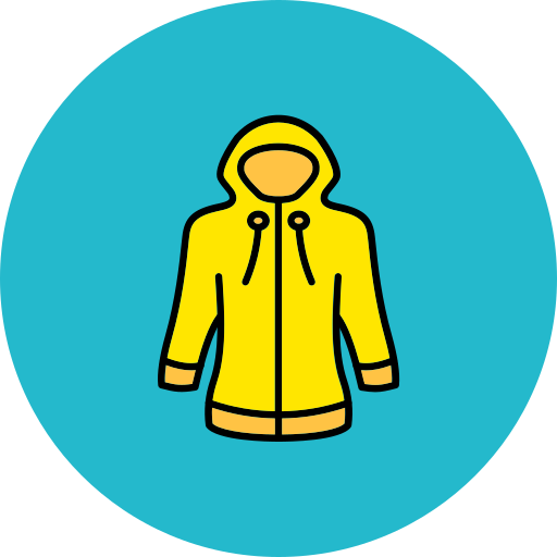 impermeable icono gratis