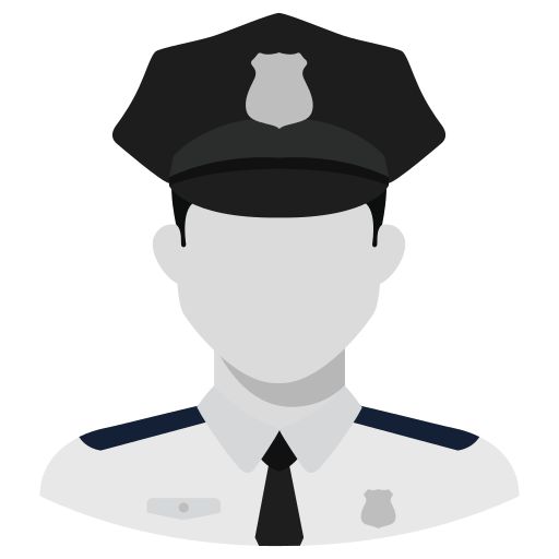 police Icône gratuit police Icône gratuit
