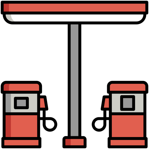 Gas Station Generic Outline Color Icon