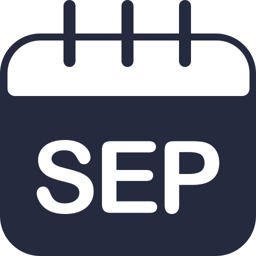 septiembre icono gratis