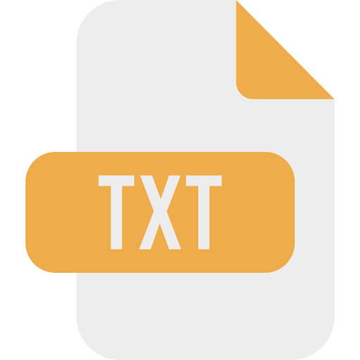 txt icono gratis