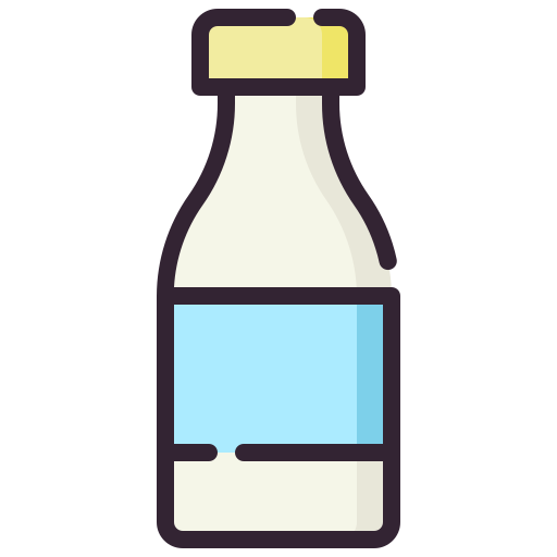 Milk bottle Generic Outline Color icon