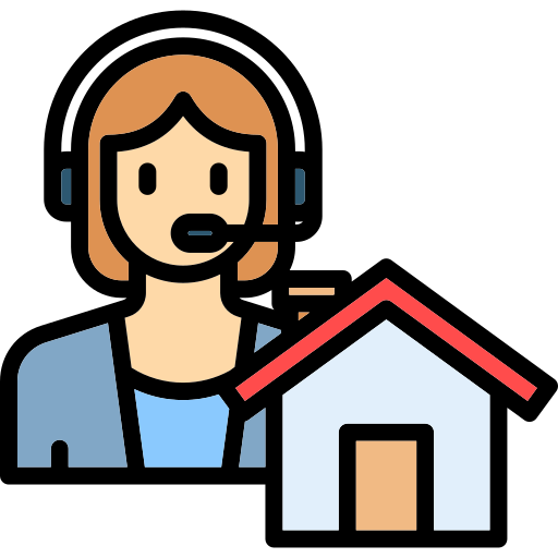 Generic Outline Color Customer agent icon