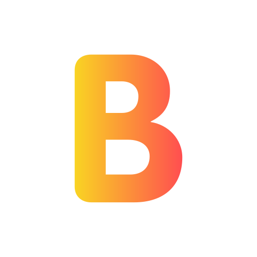 Letter B Generic Gradient Icon