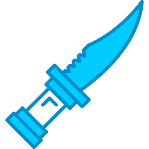 Knife Generic Blue icon