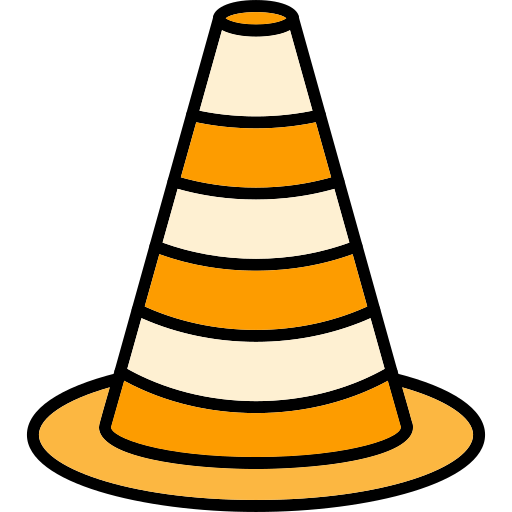 Cone Generic Outline Color icon