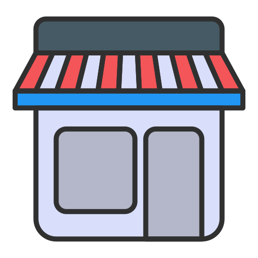 tienda de alimentación icono gratis