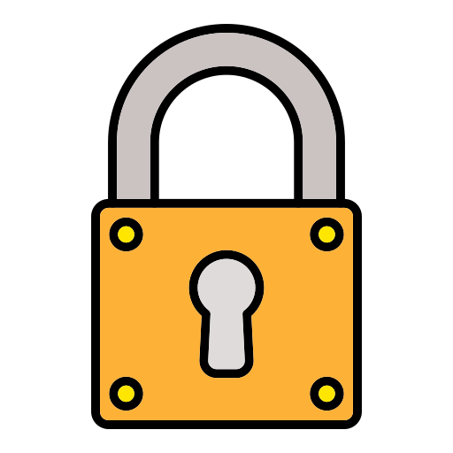 Lock Generic Outline Color icon