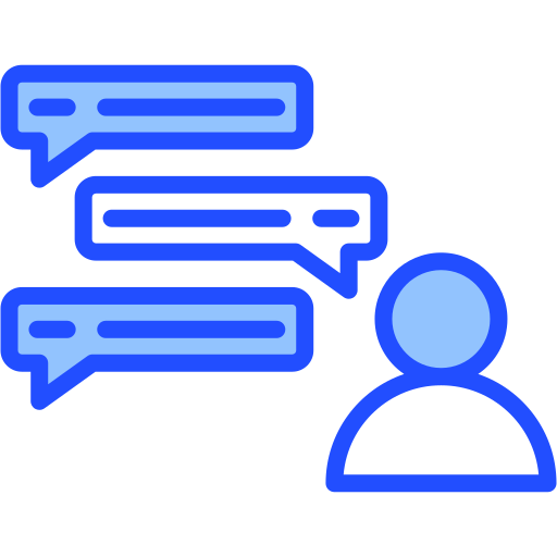 Discussion Generic Blue icon