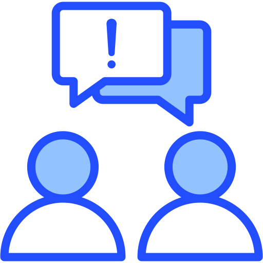 Debate Generic Blue icon