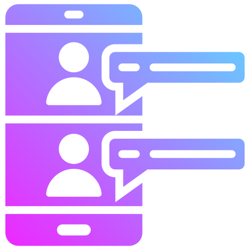 Chat Generic Flat Gradient icon