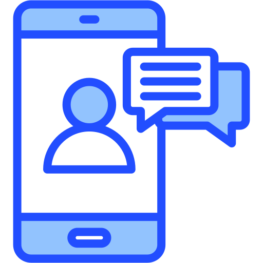 Smartphone Generic Blue icon