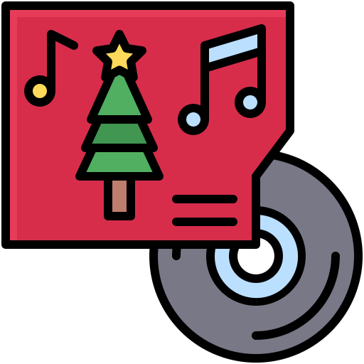 música de navidad icono gratis