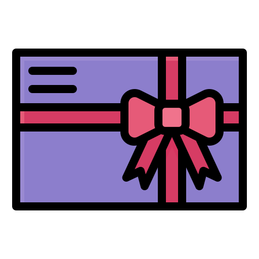 Gift voucher - Free commerce and shopping icons